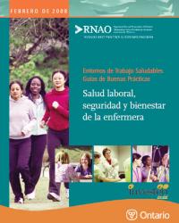 Salud laboral seguridad y bienestar de la enfermera