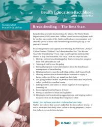Breastfeeding: The Best Start