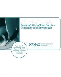 Sustainability of Best Practice Guideline Implementation