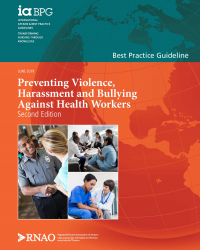 Preventing Violence, Harassment and Bullying Against Health Workers BPG Cover