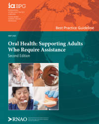 Oral Health: Supporting Adults Who Require Assistance, Second Edition BPG cover