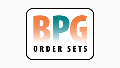 BPG order sets