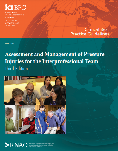 Cover image of RNAO's Assessment and Management of Pressure Injuries for the Interprofessional Team 