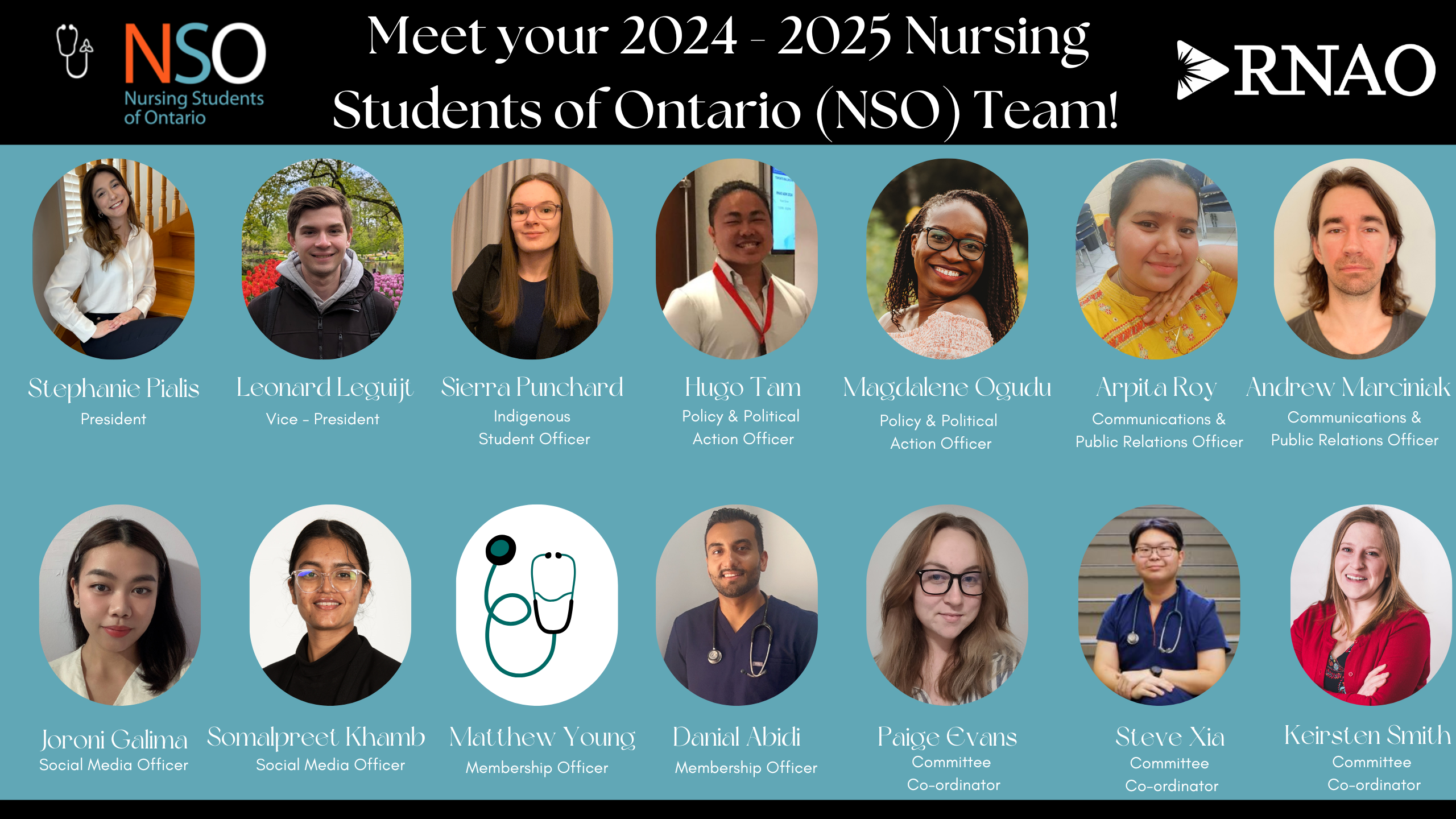 meet your 2024-2024 nursing students of ontario team