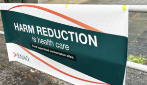 Harm reduction sign