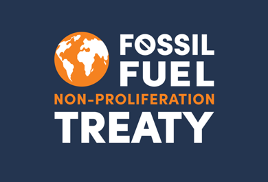 Fossil fuel non-proliferation treaty logo