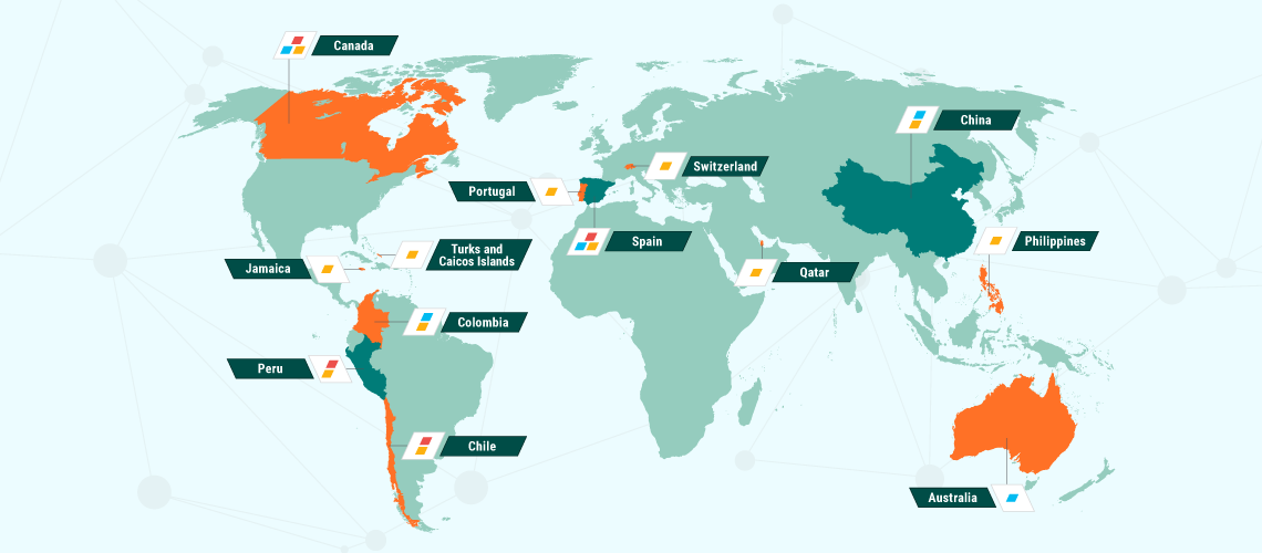 Map of Academic BPSOs