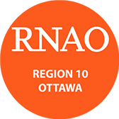 RNAO 10 Ottawa circle logo