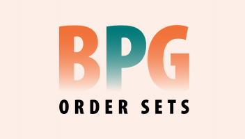 BPG Order Sets