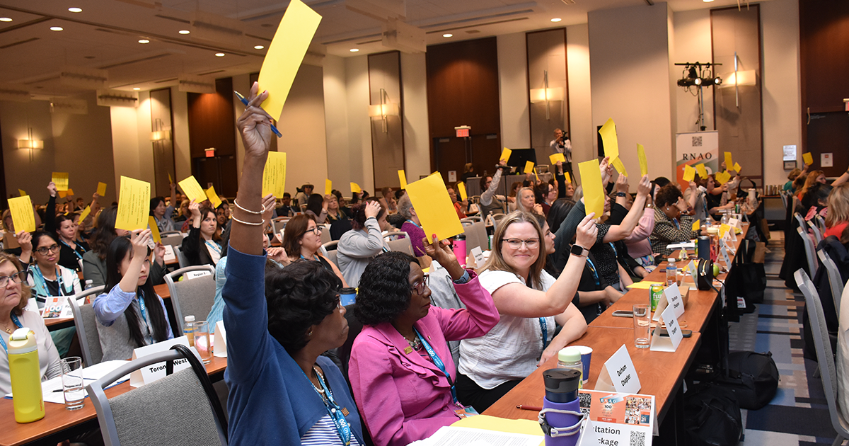 On May 30, consultation representatives from different chapters and regions without chapters voted on resolutions that will help shape RNAO’s agenda for the year ahead.
