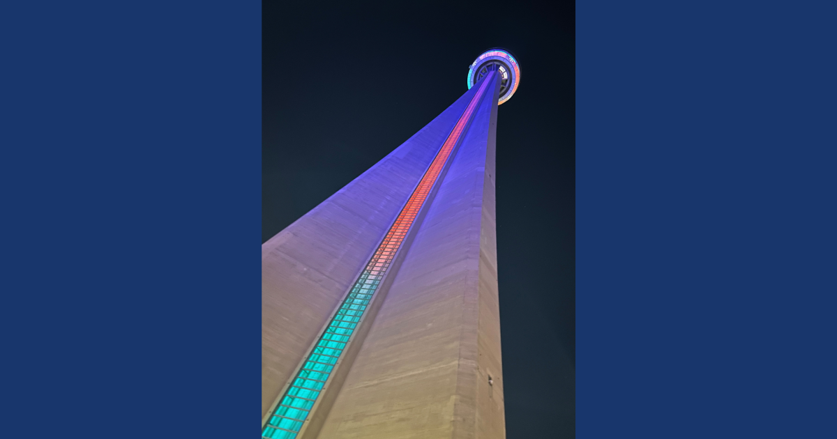 CN Tower close up