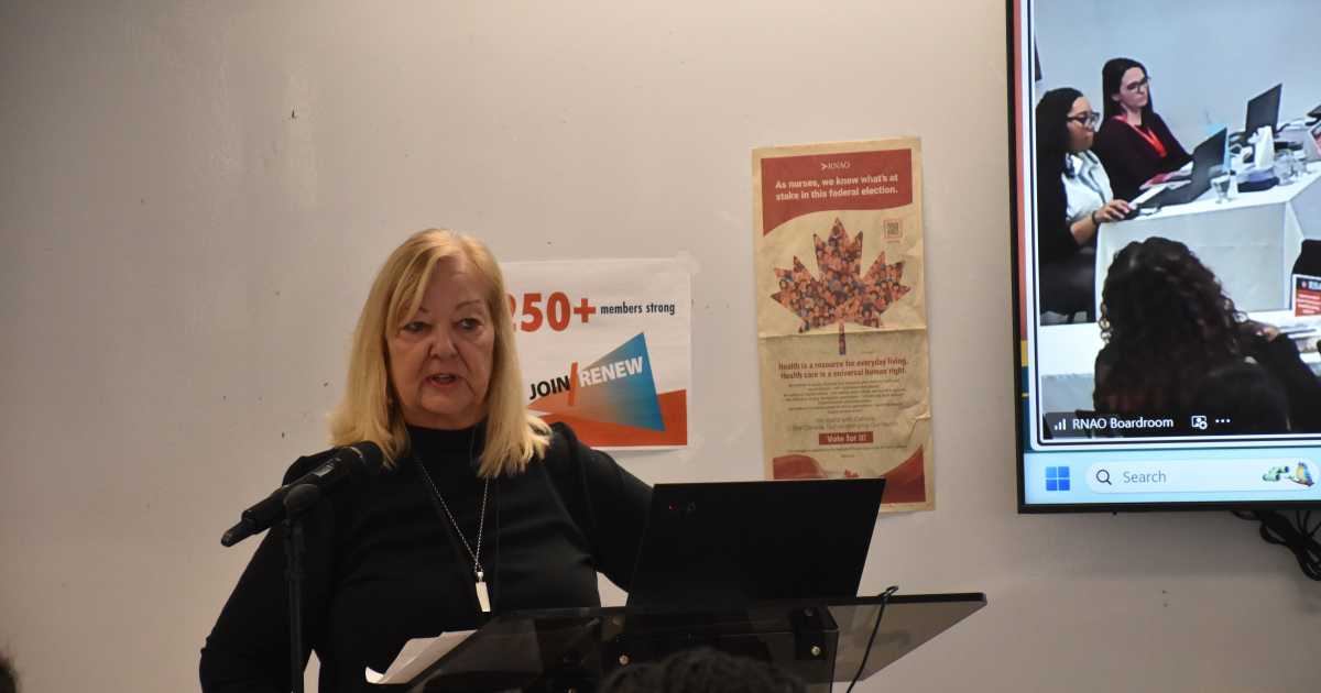 Sandra Porteous, executive director of professional practice at the College of Nurses of Ontario