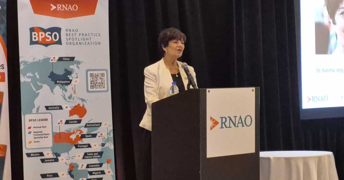Ontario's Assisant Deputy Minister and Chief of Nursing & Professional Practice Dr. Karima Velji