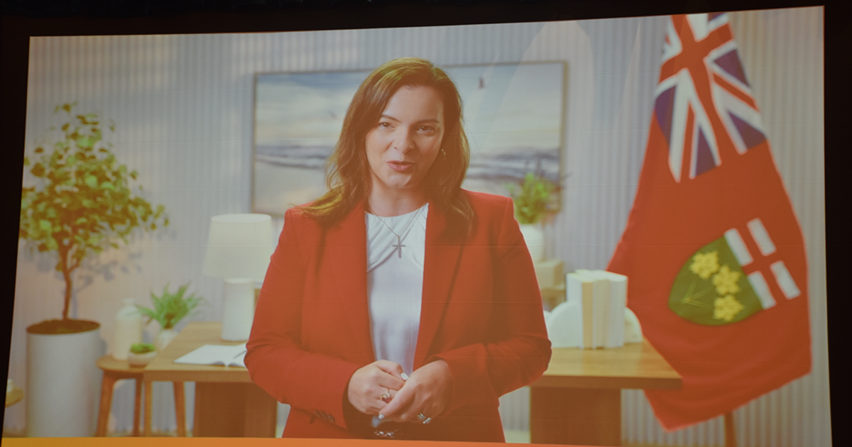 Minister of Long-Term Care (LTC) and MPP for Mississauga Centre RN Natalia Kusendova-Bashta spoke to members via video. 