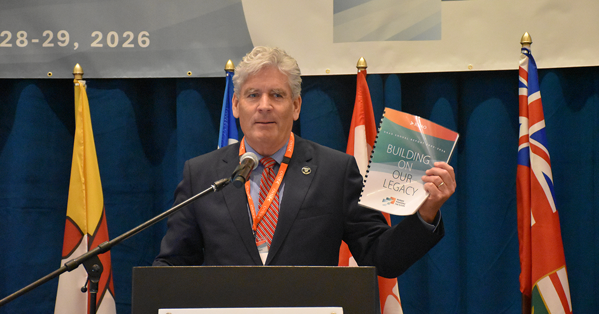 John Fraser, MPP for Ottawa South and interim leader of the Ontario Liberal Party, shares remarks. 