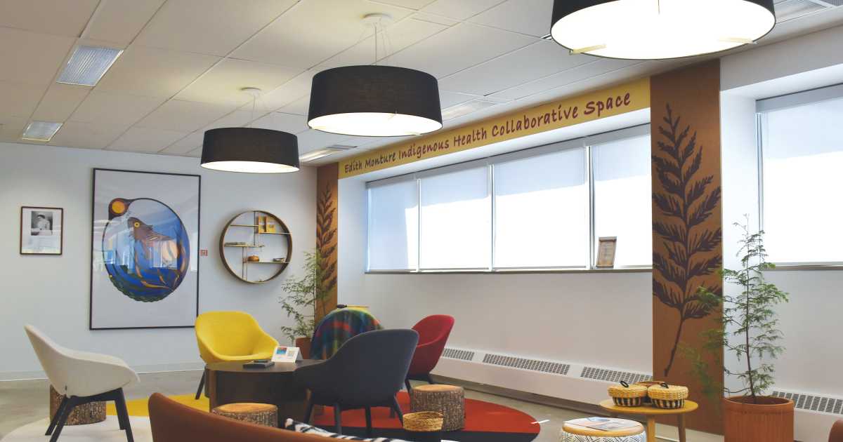 RNAO’s Indigenous health collaborative space commemorates Edith Monture, the first Indigenous RN in Canada.    