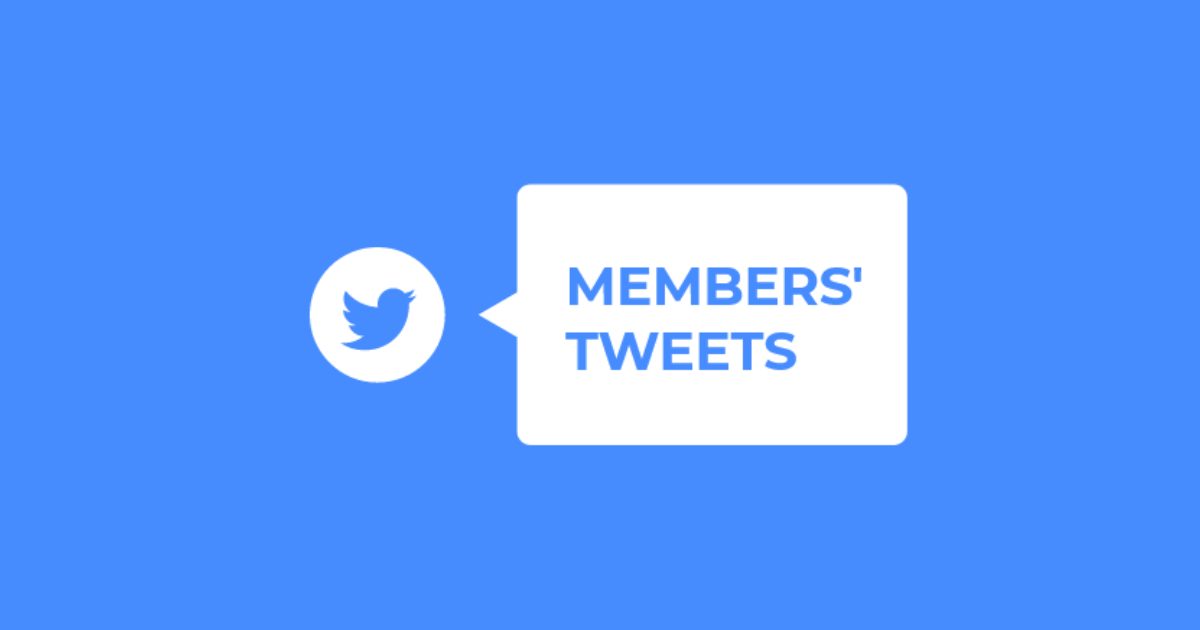 members' tweets