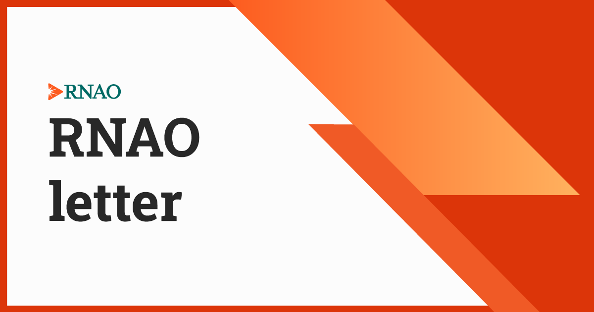 RNAO letter orange