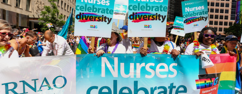 RNAO at Toronto Pride parade