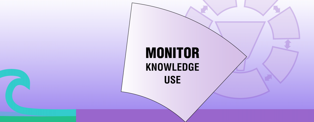 Monitor knowledge use