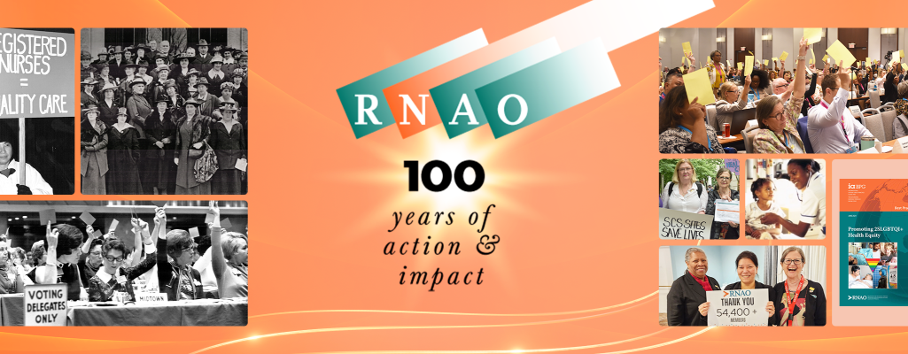RNAO 100 hero image
