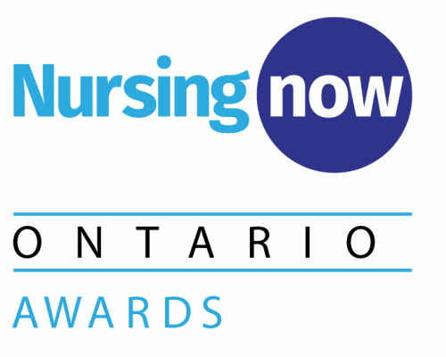 Nursing now Ontario awards logo