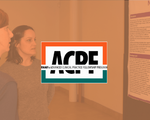 ACPF logo. Two researchers view a presentation.