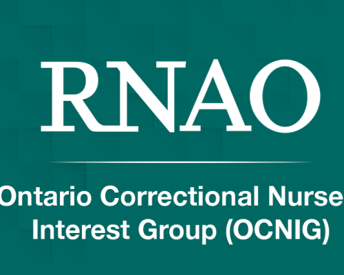 Ontario Correctional Nurses' Interest Group (OCNIG)