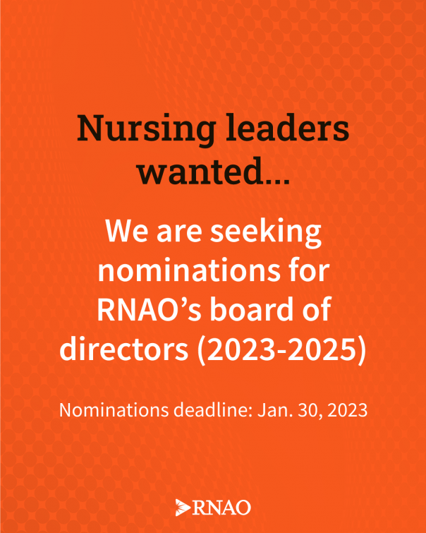 RNAO BOD call for nominations