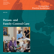 Person- and Family- Centred Care Best Practice Guideline cover page
