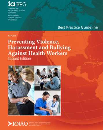 Preventing Violence, Harassment and Bullying Against Health Workers BPG cover image