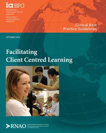 Facilitating Client Centred Learning cover image