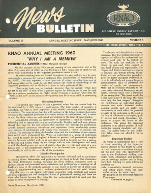 1960 May June RNJ archive cover