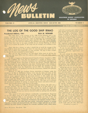 1961 May June RNJ archive cover