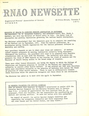 1971 Summer RNJ archive cover