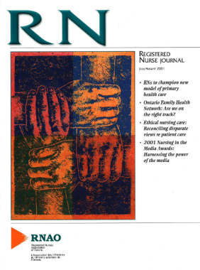 2001 July Aug RNJ archive cover