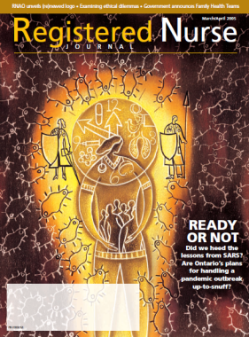 2005 Mar April RNJ archive cover